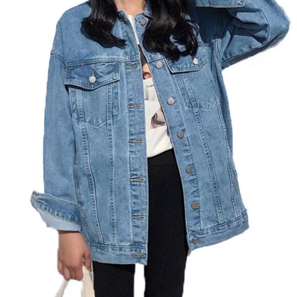 oversized denim jacket